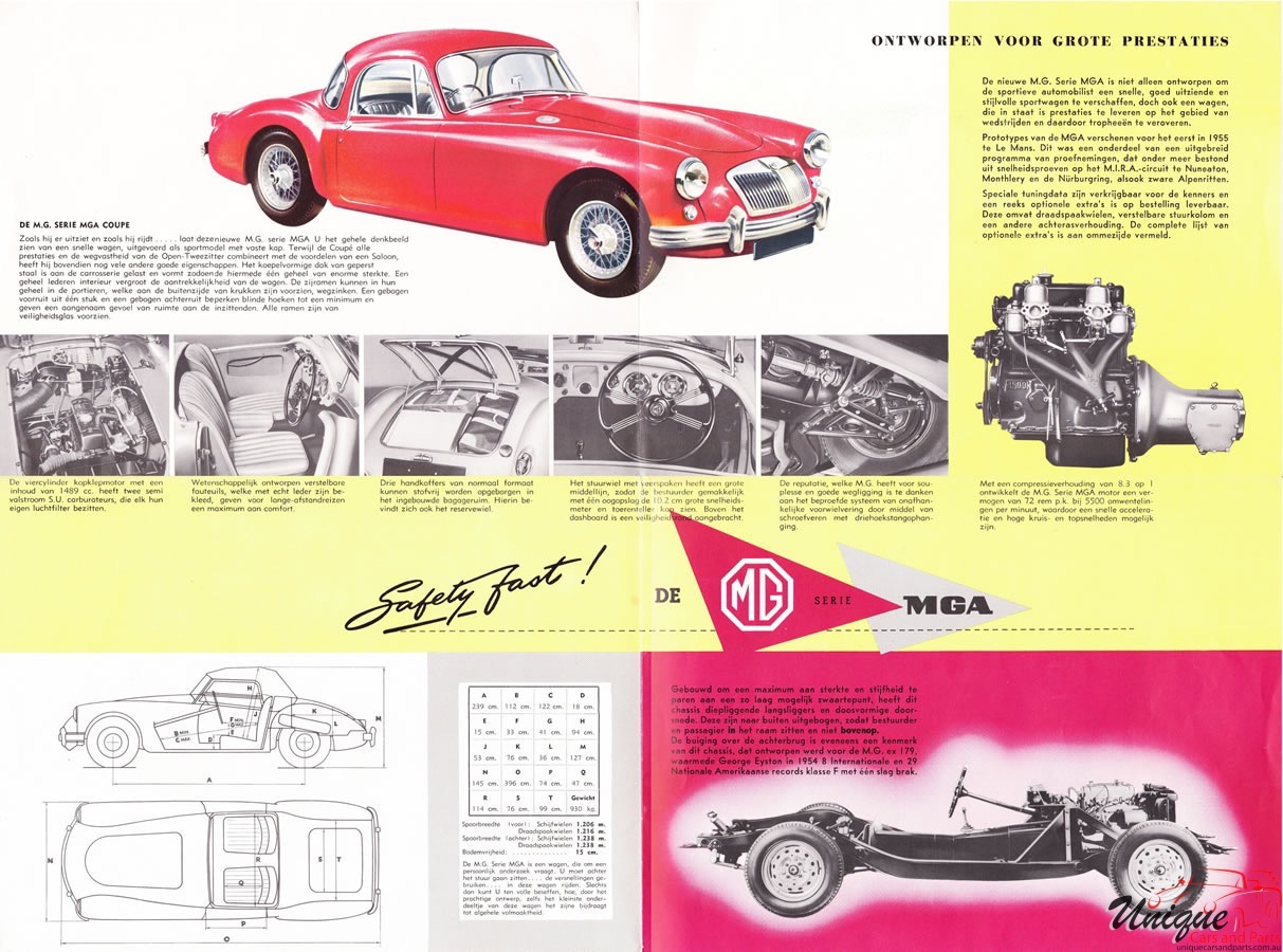 1956 MGA 1500 Brochure Page 4